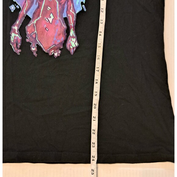 Wednesday Addams Undead Zombie Womens Large Graphic Tee Shirt Bella Canvas - Picture 4 of 6